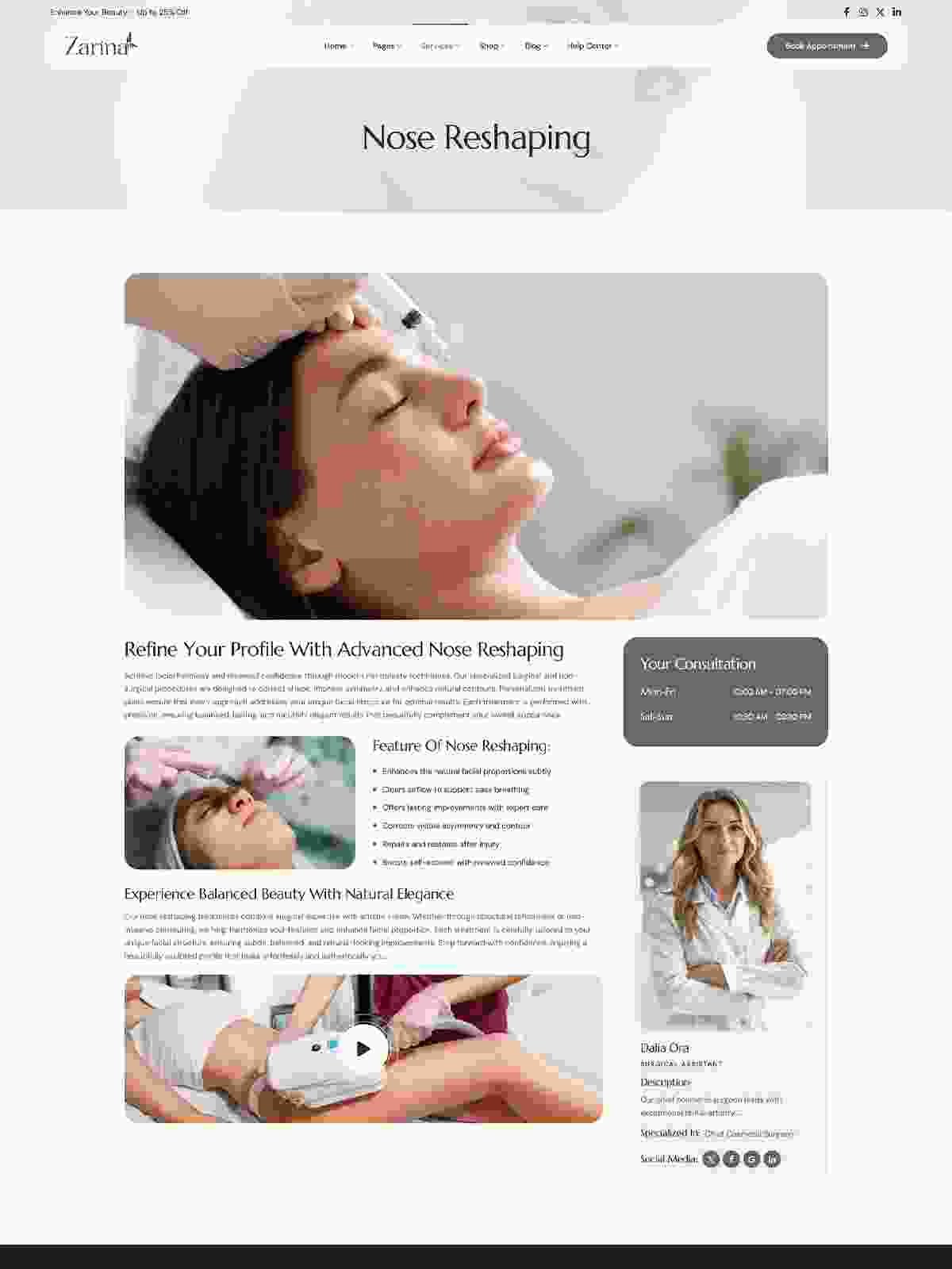 Nose Reshaping-page